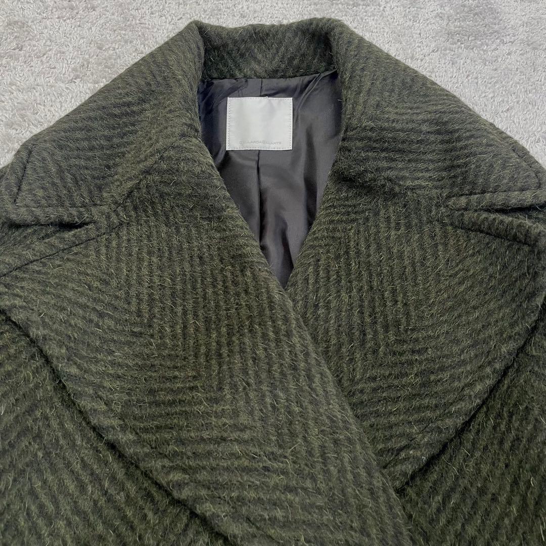 美品★大草直子さんコラボ ガリャルダガランテモヘヤシャギーハーフコート