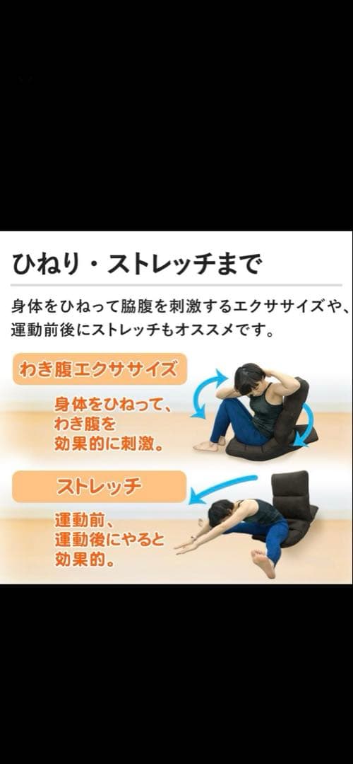 【極美品】ミズノ 腹筋座椅子 じつは!ゆれる腹筋くん エクササイズ　ブラウン