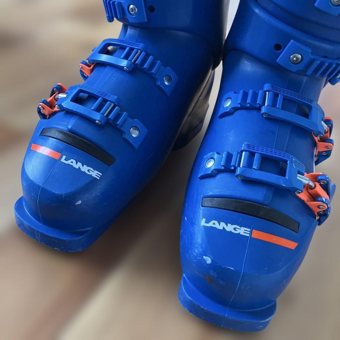 LANGE スキー用ブーツ DUAL 3D LINER 青