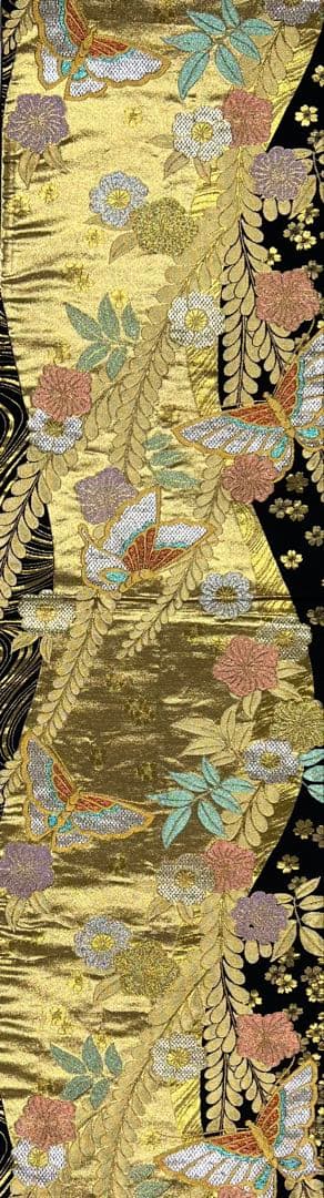 振り袖　フルセット　別誂長襦袢付　成人式　赤　桜　金彩加工　刺繍入り　686