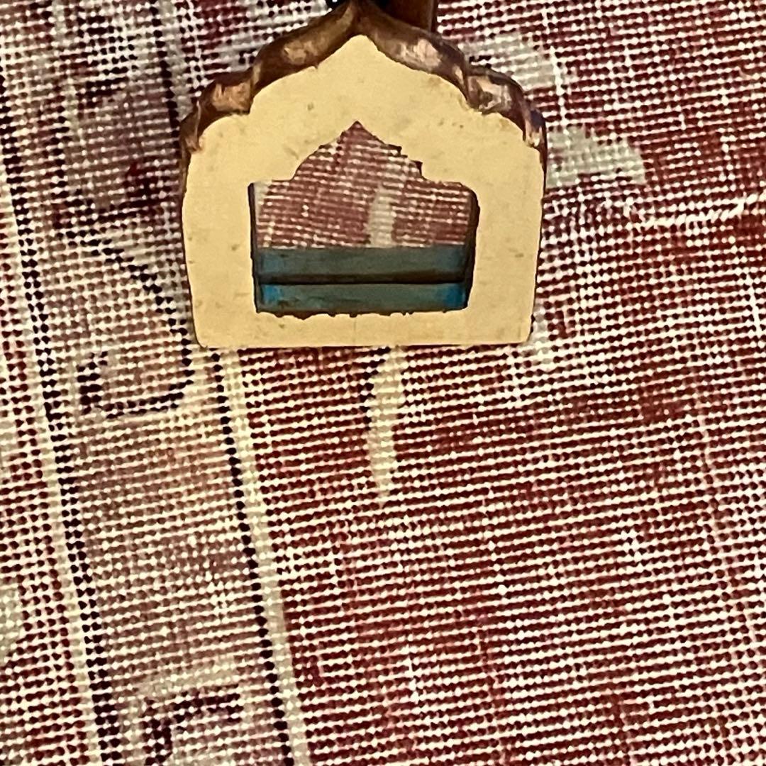 超大判145×145 ／ラウンド／レッドシャビー　トルコヴィンテージラグ