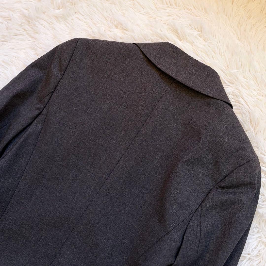 【極美品】 セオリー スーツ セットアップ 日本製 スカート Aライン グレー