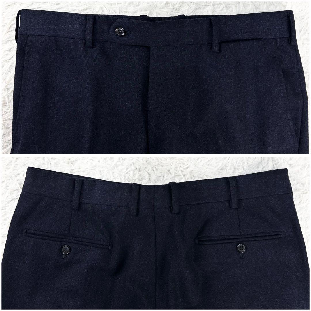 super100's トラベル メランジフランネル アンコン ベルベスト スーツ