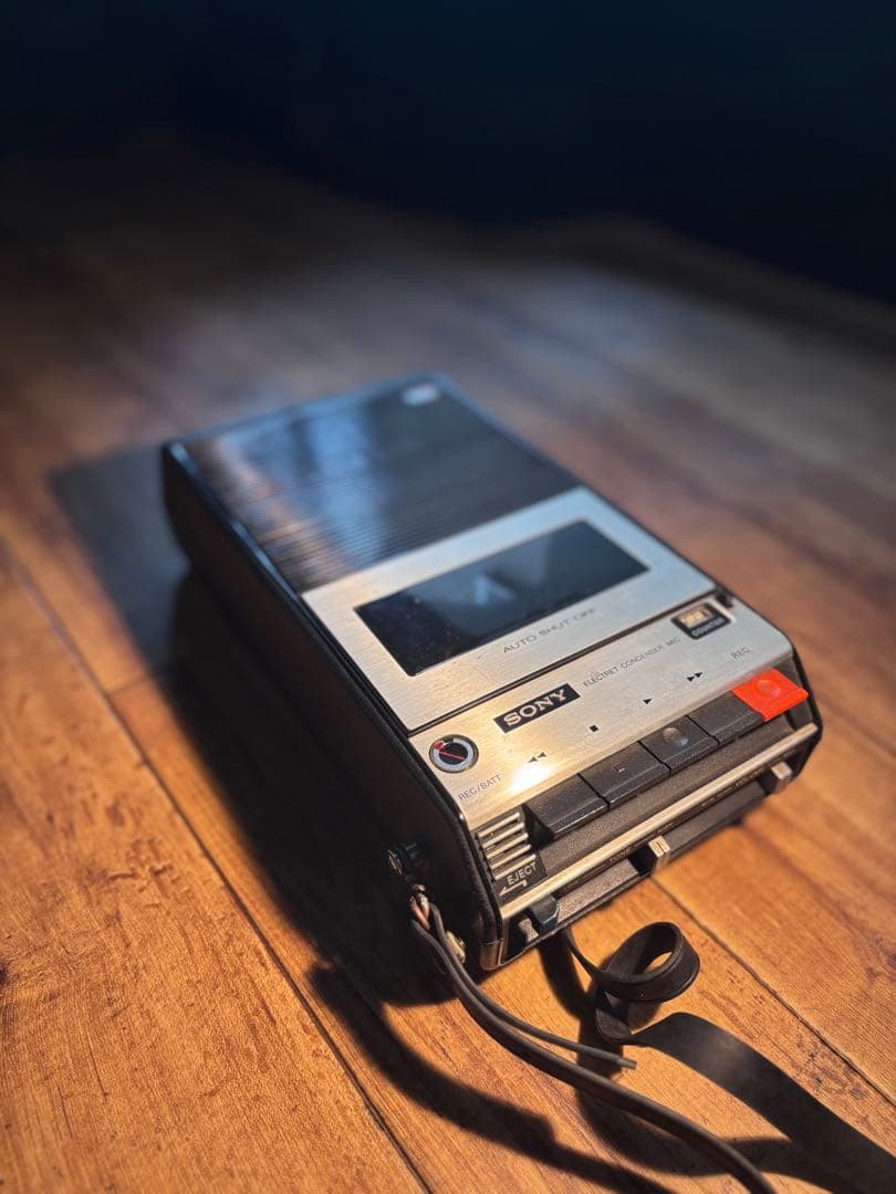 昭和レトロ 実働 SONY カセットコーダー TC-1313