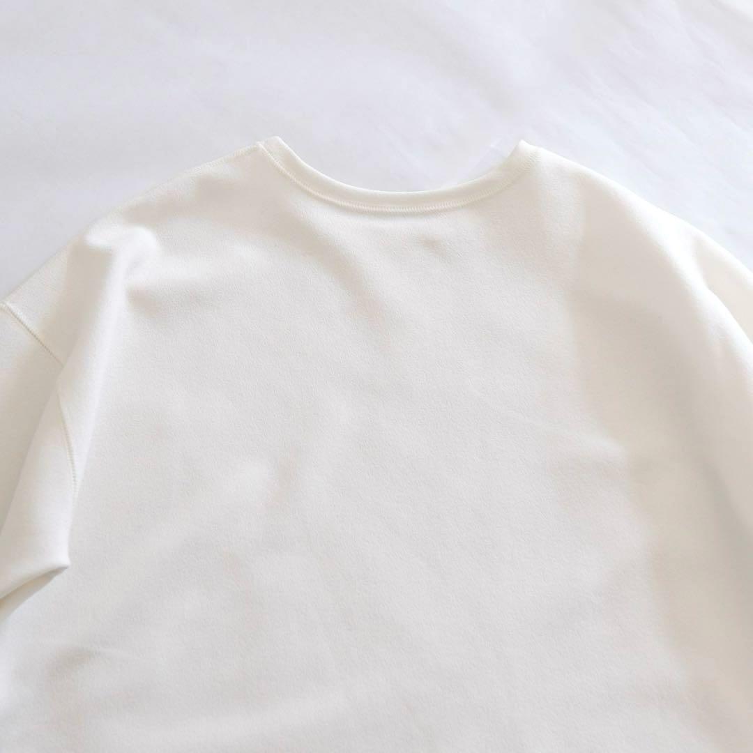 美品　whim gazette Vガゼットプルオーバー　オフホワイト　36