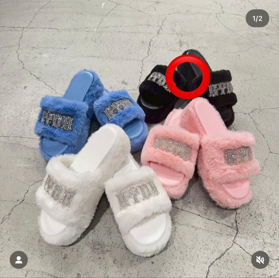 GYDA ノベルティ bijou eco far platformサンダル