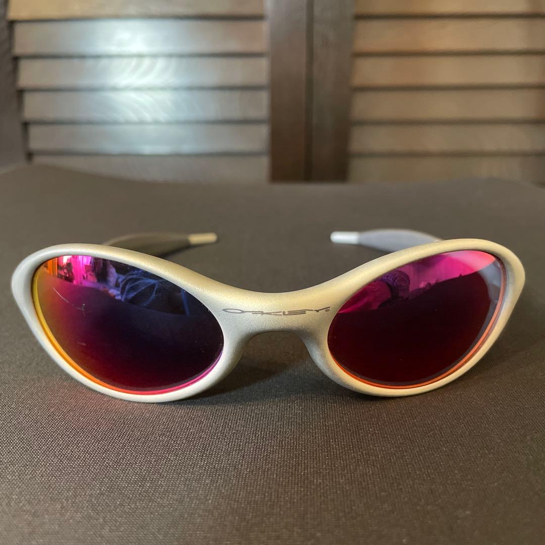 Oakley ヴィンテージeye jacket シルバー 希少90s USA製