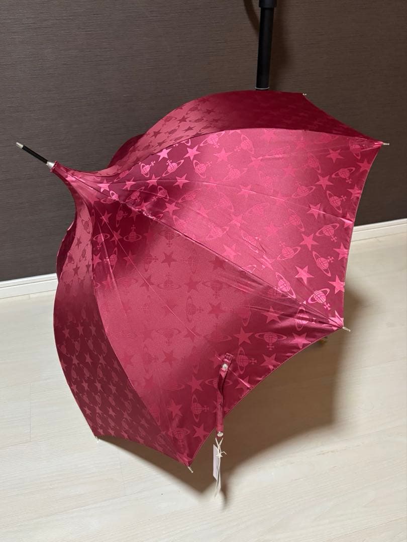 新品未使用☆ Vivienne Westwood スター/ORB 長傘 雨傘 赤