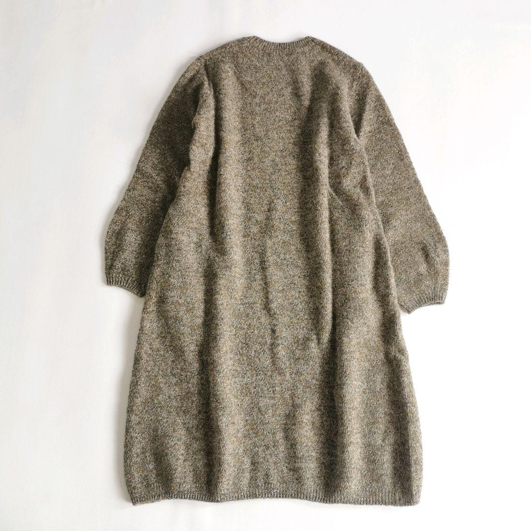 【美品✨】45R もくもくノアランドワンピース メリノウール カーキ