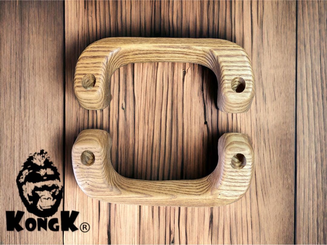 コングK ハイエース用　Aピラー用アシストグリップセット(2本)タモ材オイル仕上