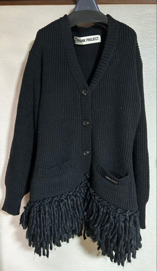 トップス PRANK PROJECT Hand-Fringed Knit Cardigan