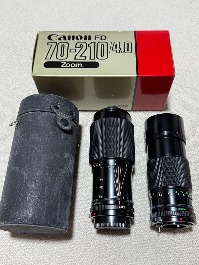 伝説の銘玉Canon FDズームレンズ2本スペシャルセット超入手困難逸品
