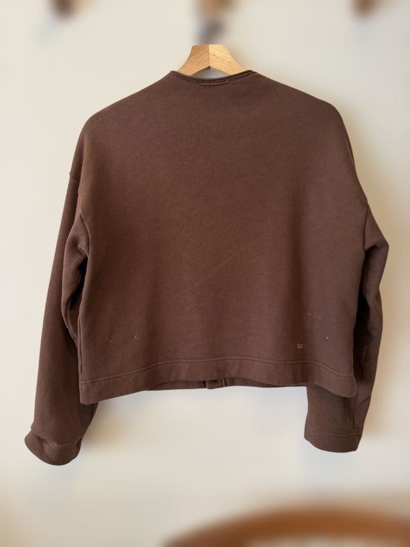 45r ブラウン カーディガン