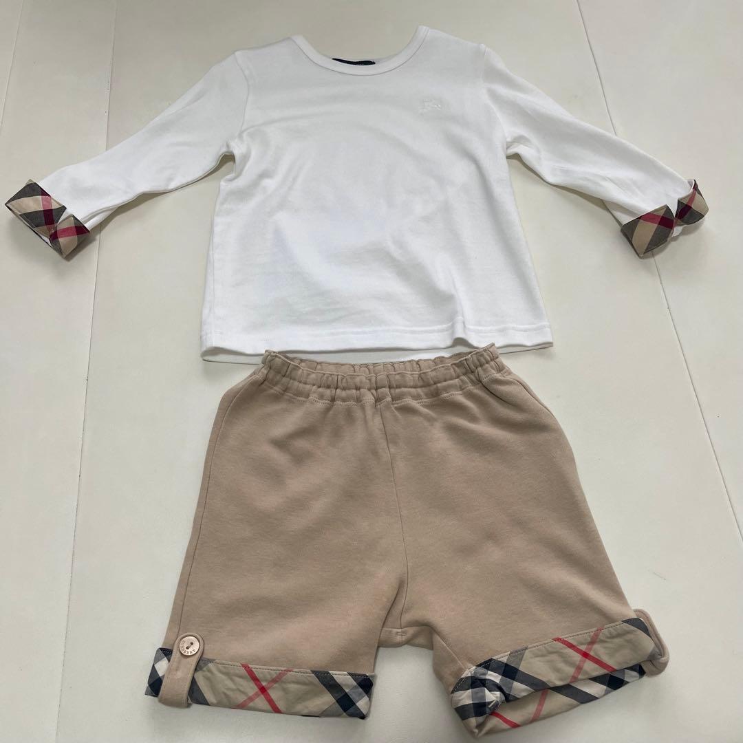 Burberry バーバリー フォーマル ロンT・ハーフパンツ セットアップ