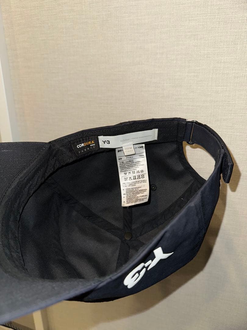 帽子 Y-3 Adidas side logo cap Black