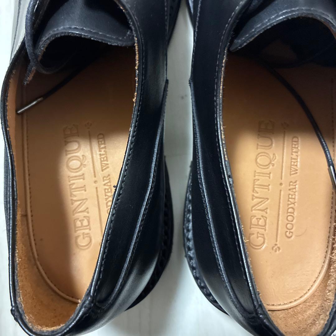 【新品未使用】GENTIQUE TRAVIS Uチップ　US7.0 ブラック