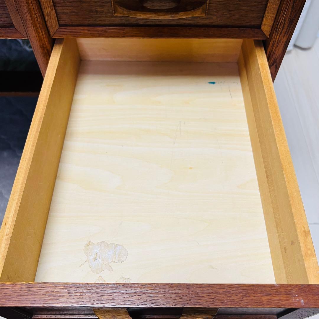 ヴィンテージ　デスク　勉強机　PCデスク　昭和レトロ　　木製　古民家