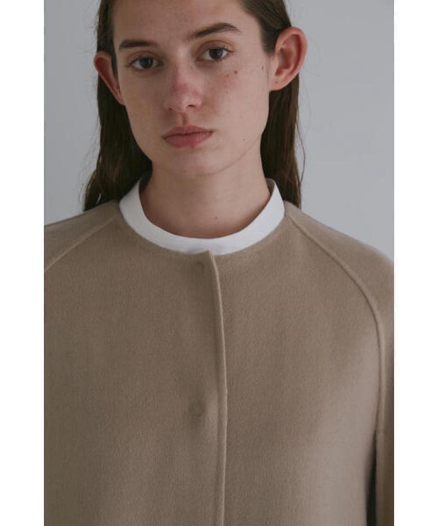 LE PHIL ルフィル ライトリバーケープコート ベージュ