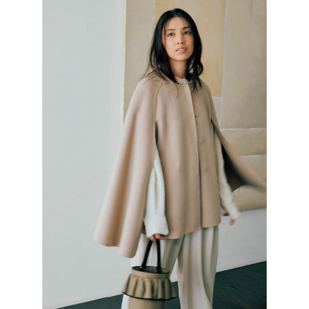 LE PHIL ルフィル ライトリバーケープコート ベージュ