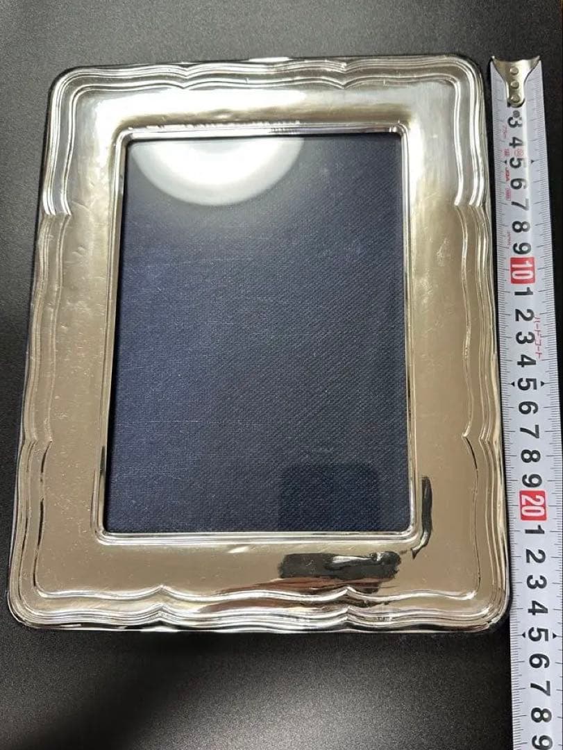 大型sterling silver銀製フォトフレーム 約20cm x 25cm