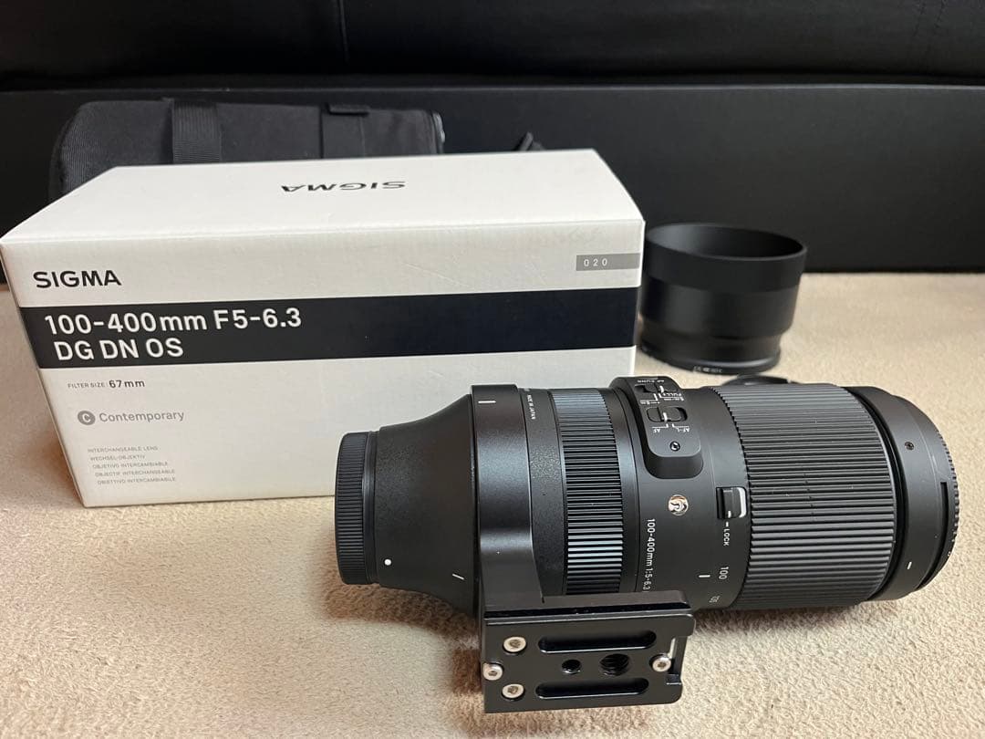 SIGMA 100-400mm F5-6.3 3脚座付き(非純正)Xマウント