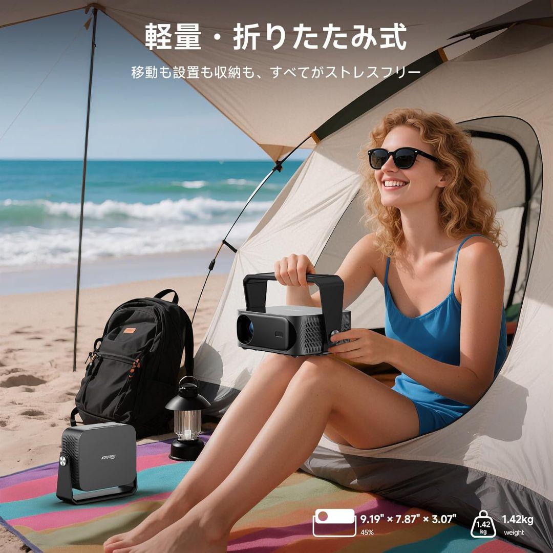 【新品未開封品】プロジェクター Netflix対応 1200 ANSIルーメン