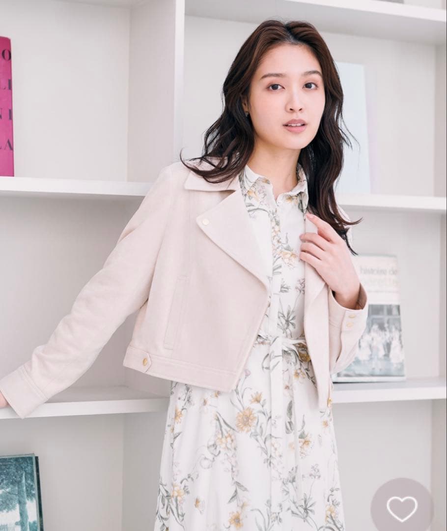 Noela スプリングライダースジャケット