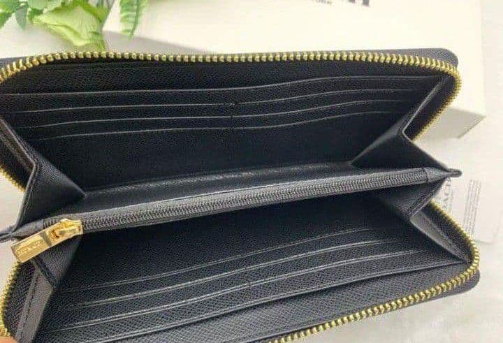 新品未使用コーチ長財布パックマンブラックレディースメンズ送料無料即日発送