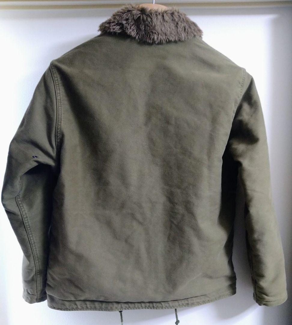 【サイズ42】HOUSTON Ｎ—１ デッキジャケット オーバーダイモデル