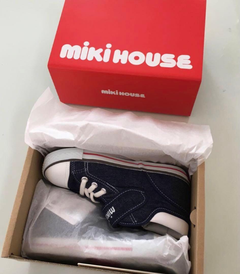 ミキハウス　スニーカー19cm新品箱付き