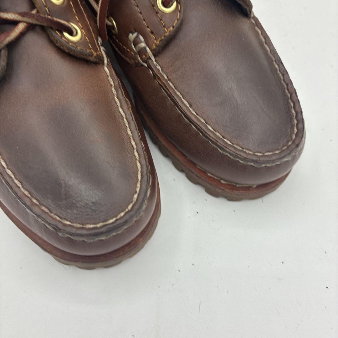 【美品】ティンバーランド スリーアイ クラシックラグ 5.5W 51304 茶