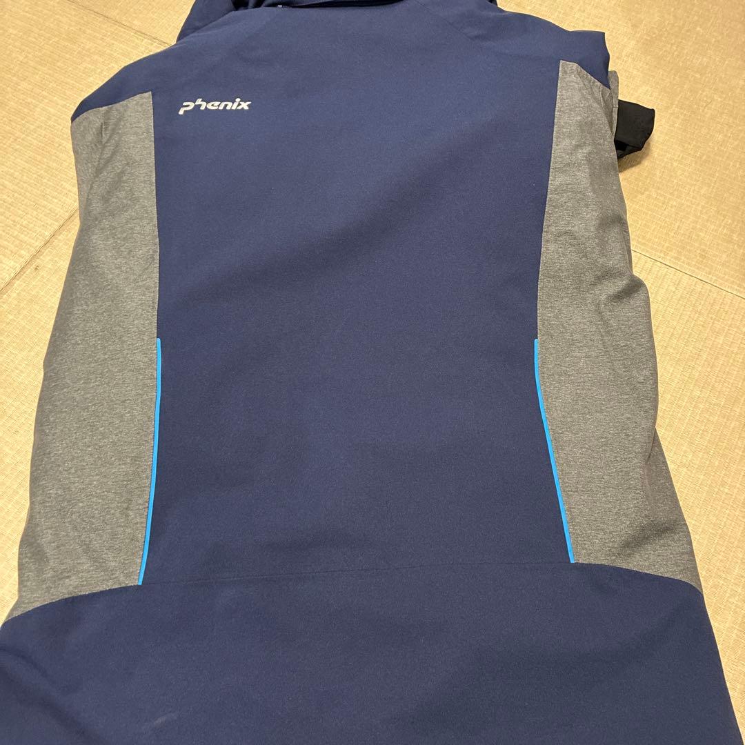 Phenix スキーウェア上下セット　メンズ　Lサイズ　ネイビーグレー