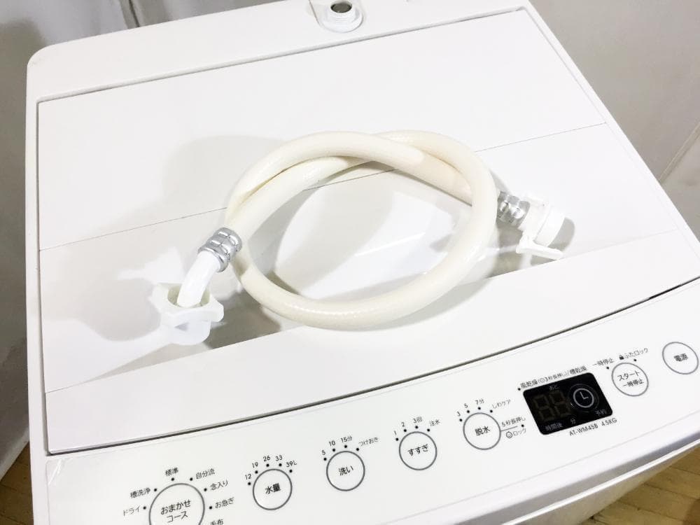 ★美品 中古★amadana☆4.5㎏ 洗濯機【AT-WM45B】G0PN