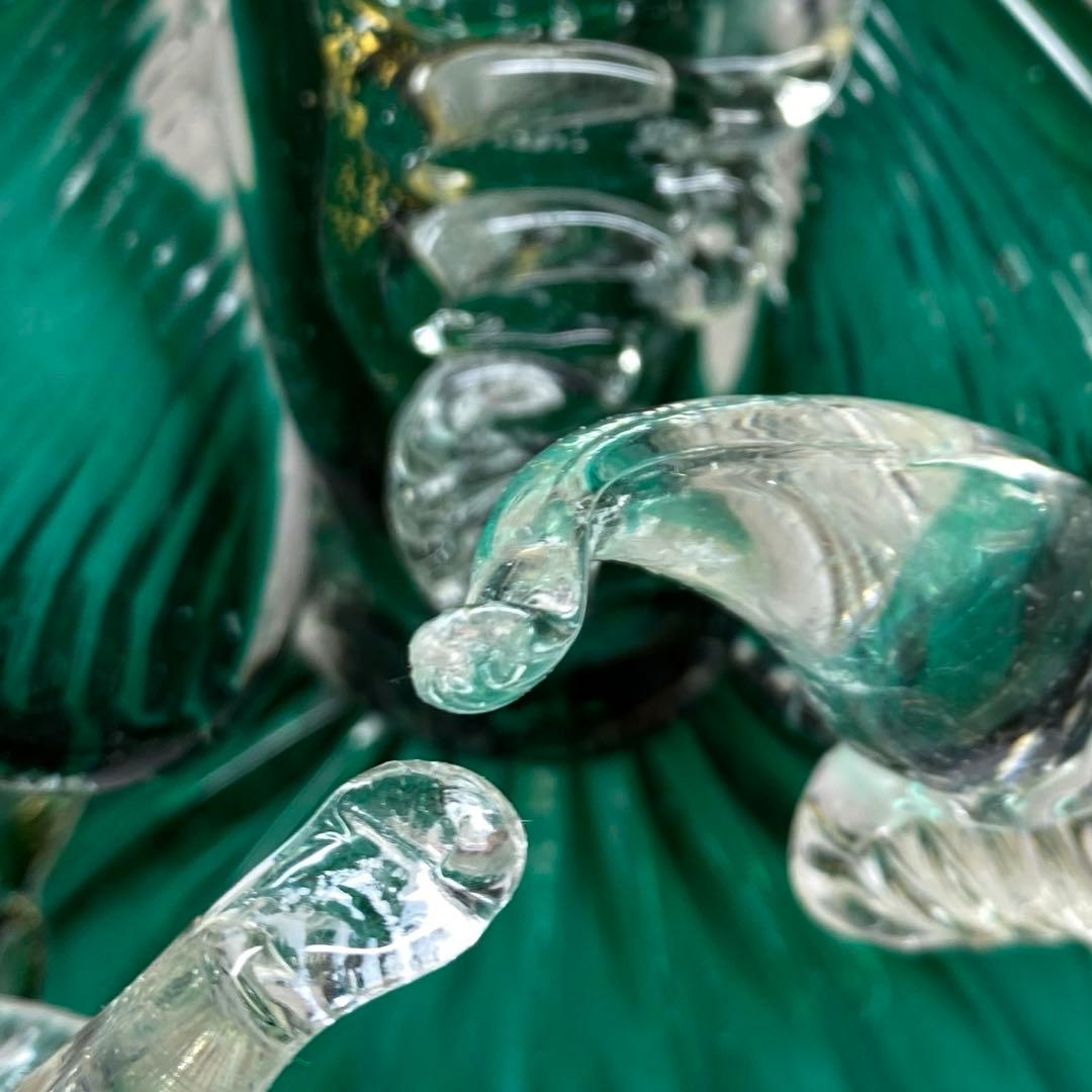 ムラーノガラス　一対　高さ30㎝　タカサ　東な7-0312①