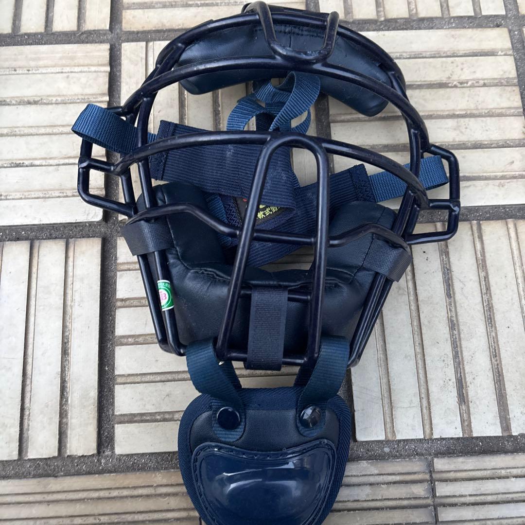 キャッチャー防具ZETT JSBB キャッチャーレガース ネイビー　一式セット
