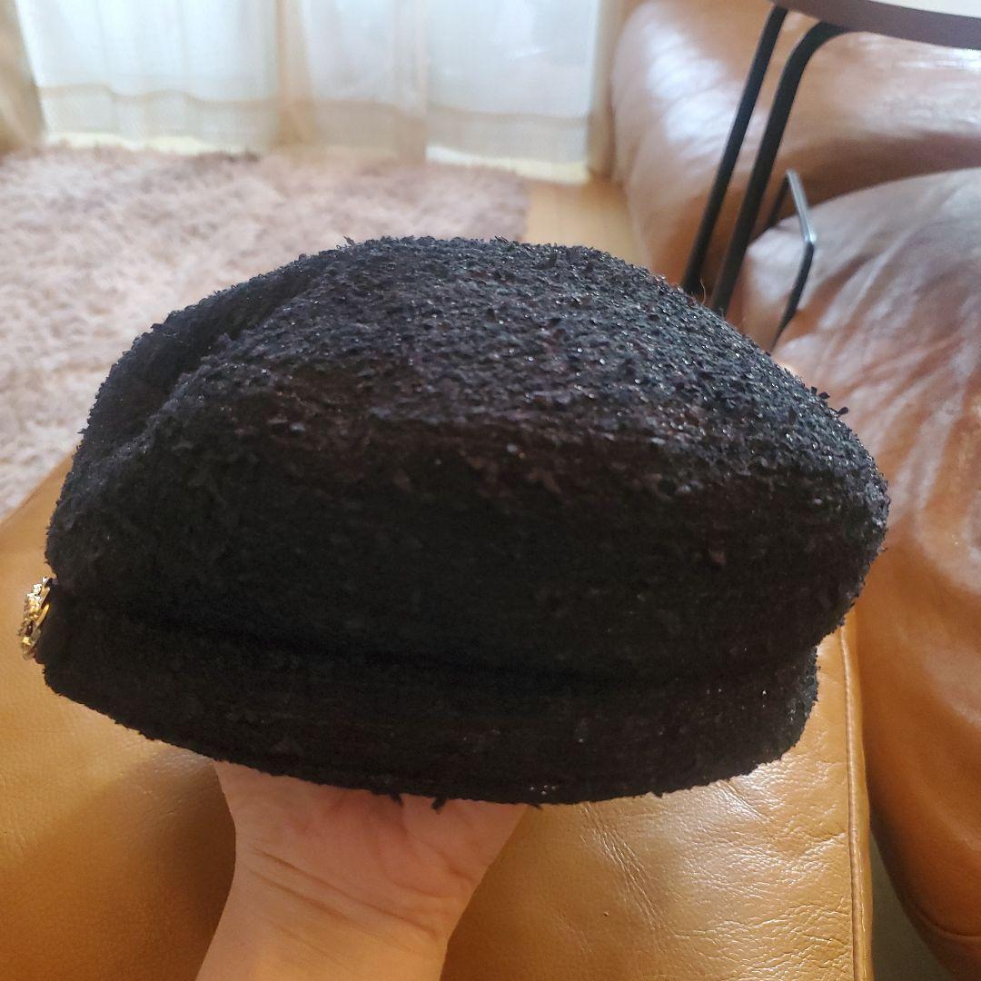 美品　CHANEL　　ツイードキャスケット