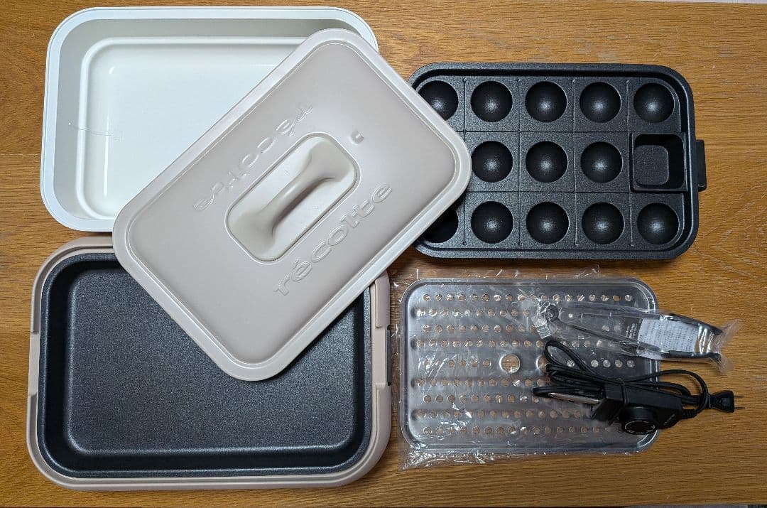 recolte（レコルト）ホットプレート 付属品付き