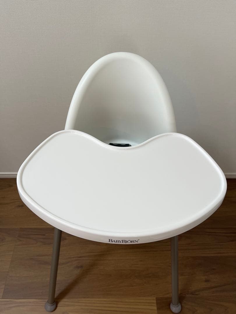 ベビービョルン ハイチェア (ハーネス付) ホワイト/グレー 希少色