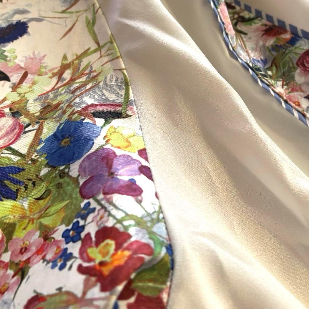 【AVIE】 フラワープリント スカジャン