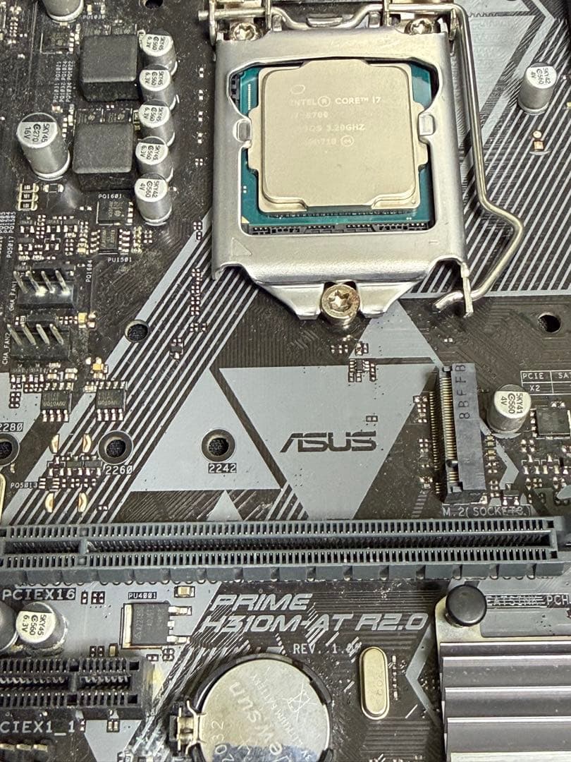 マザーボード Core i7 8700 ASUS PRIME H310M-AT R2.0