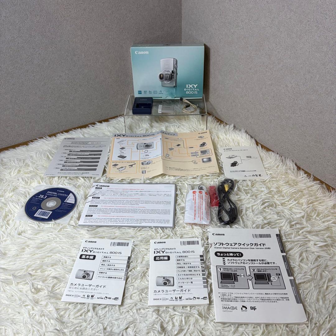 【完品】Canon IXY DIGITAL 800 IS 付属品多数