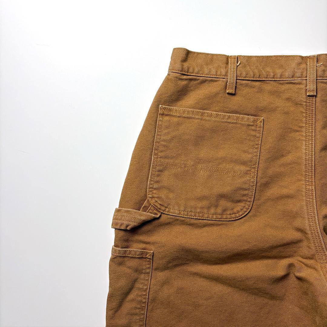 カーハート ペインターパンツ ブラウン W38 L32 ネルライナー