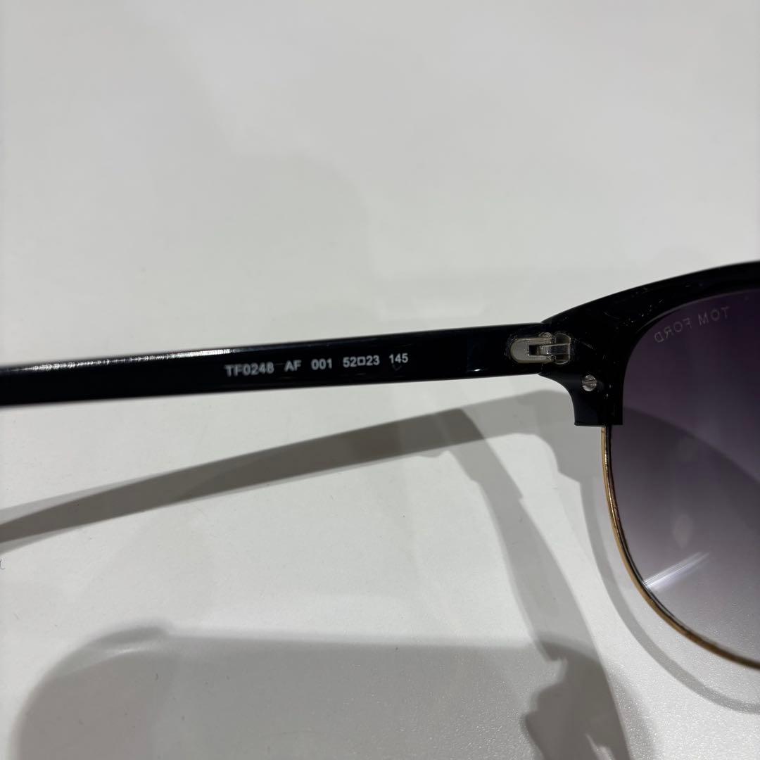 訳あり TOM FORD TF0248 ブラックサングラス トムフォード