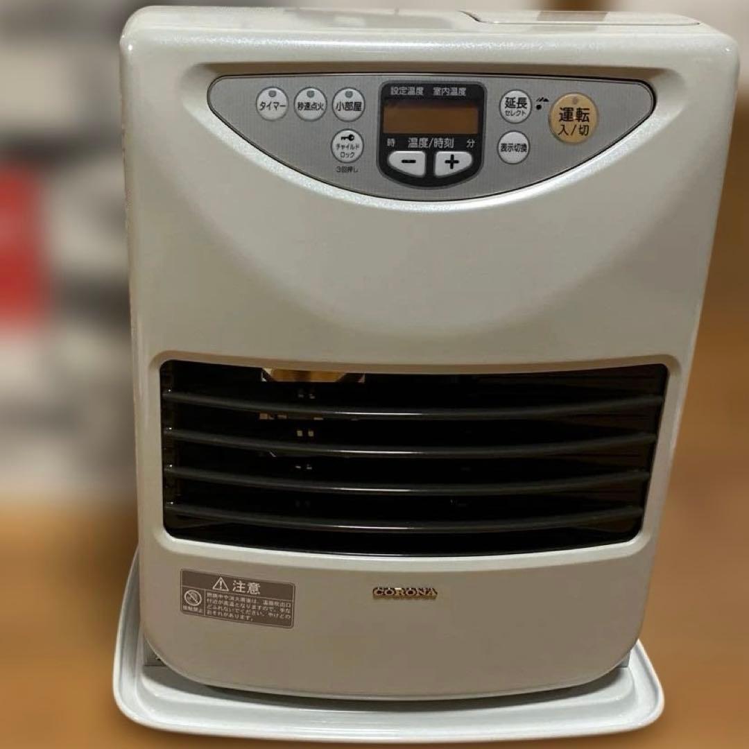 CORONA 石油ファンヒーター FH-DG3210Y-W ホワイト　よごれま栓