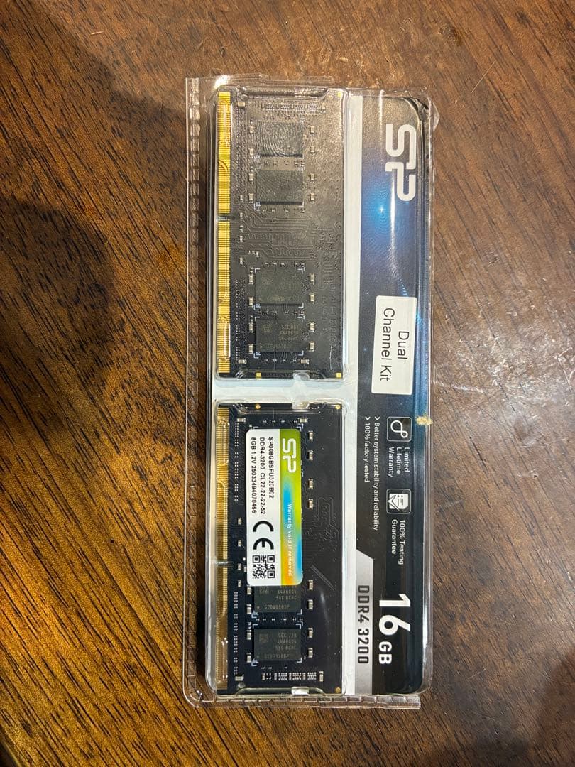 DDR4-3200 8GB x 2枚 16GB 未使用　SODIMM