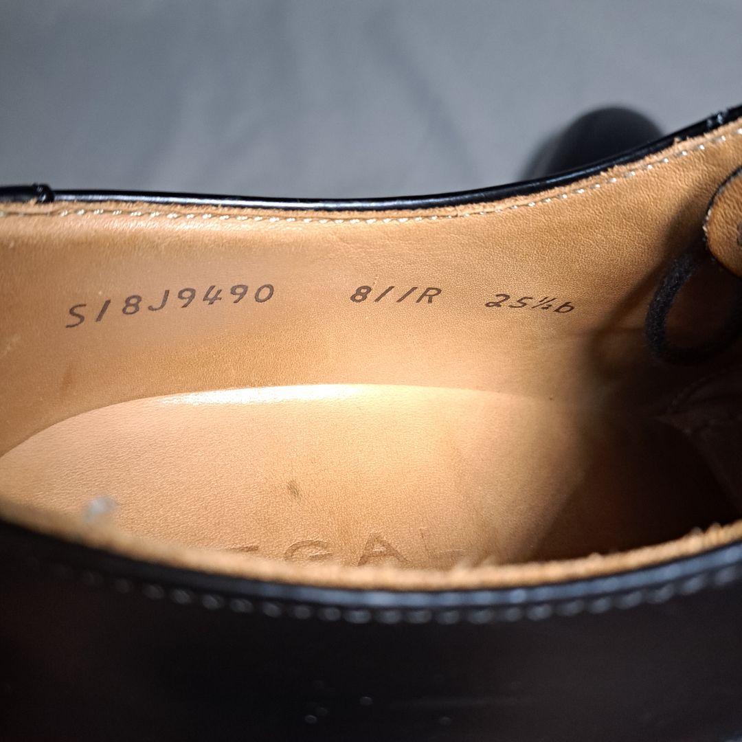 REGAL リーガル 811R 内羽根ストレートチップ ブラック 25.5cm