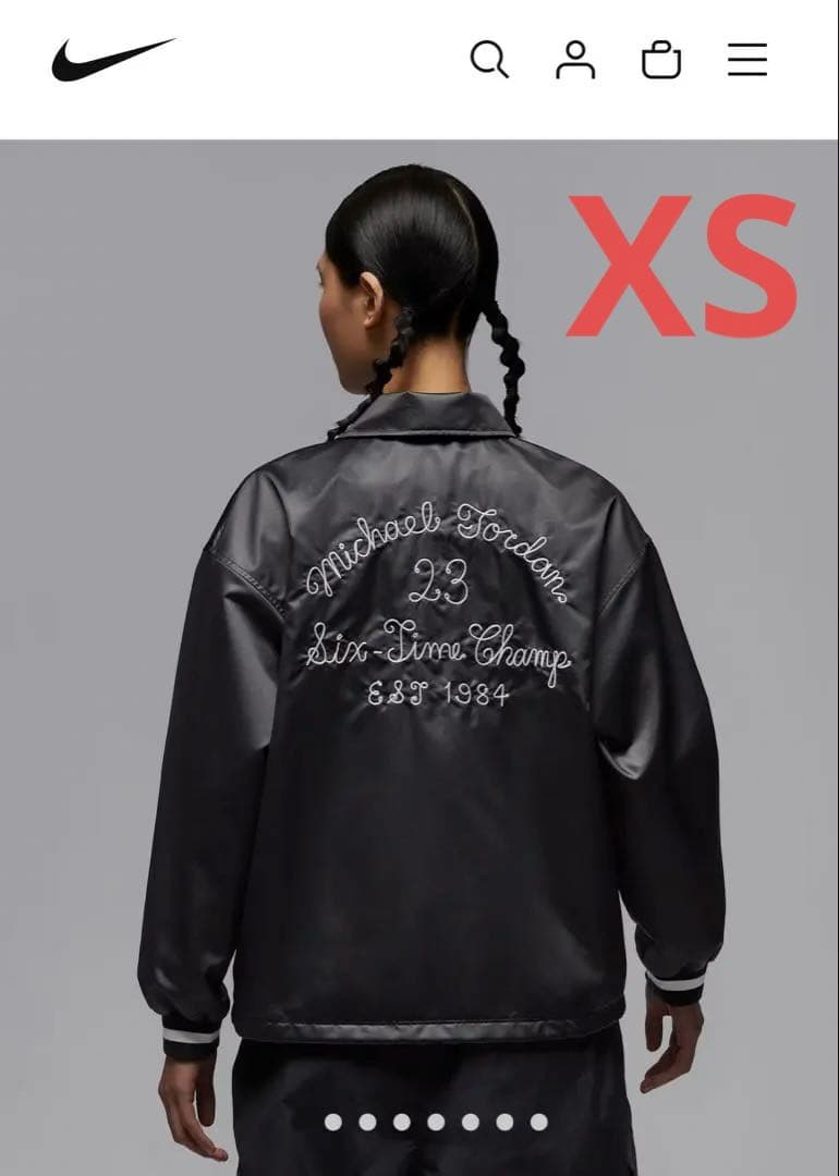 新品Nikeナイキ Michael Jordan Jacket ブラック XS