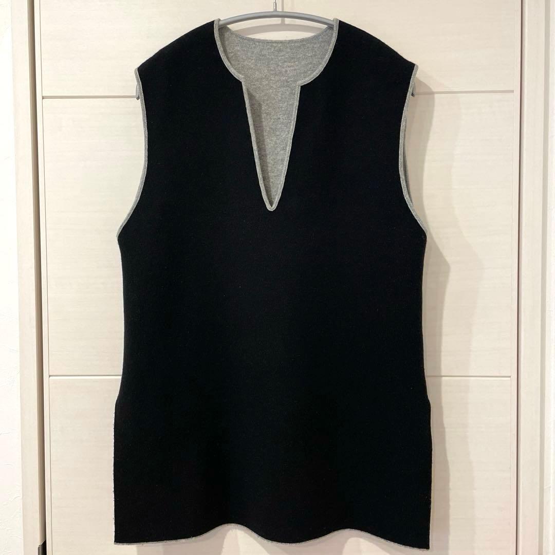 CABaN キャバン ウールカシミヤ リバーシブル チュニック ベスト