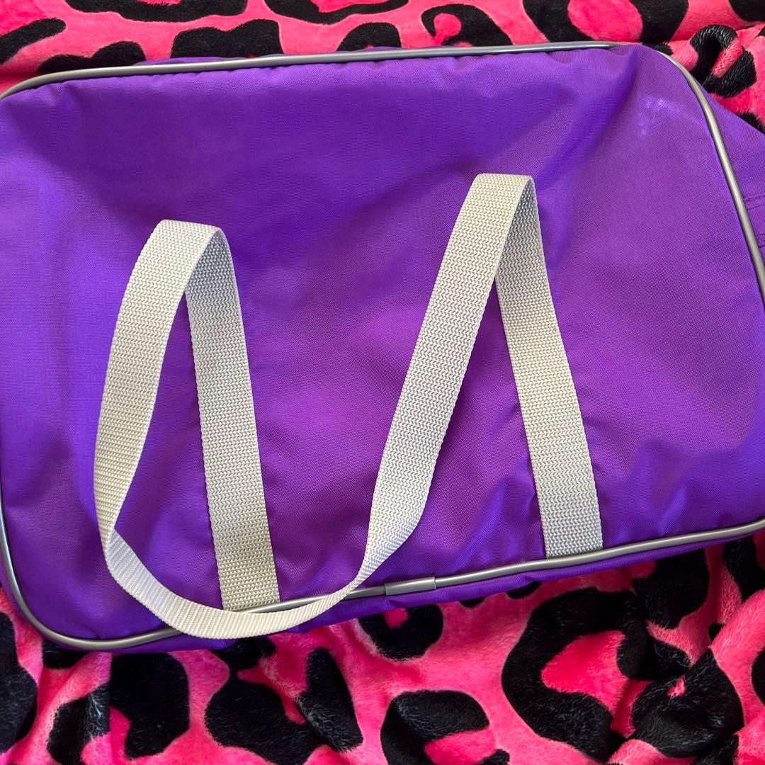 旧ワッペ 紫色 バッグ