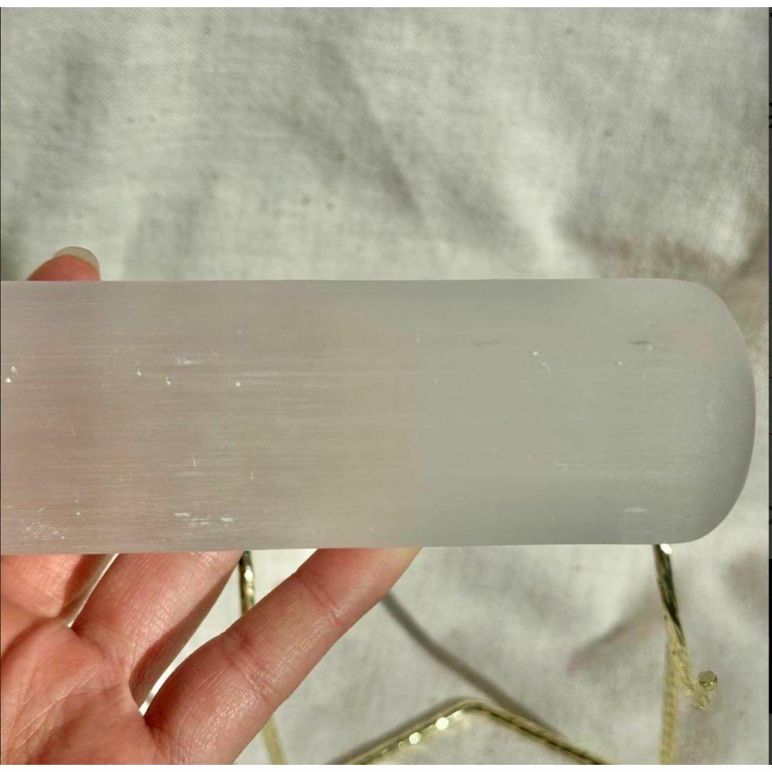 【セレナイト】ブレスレット ホルダー 数珠 ビーズ パワーストーン 浄化